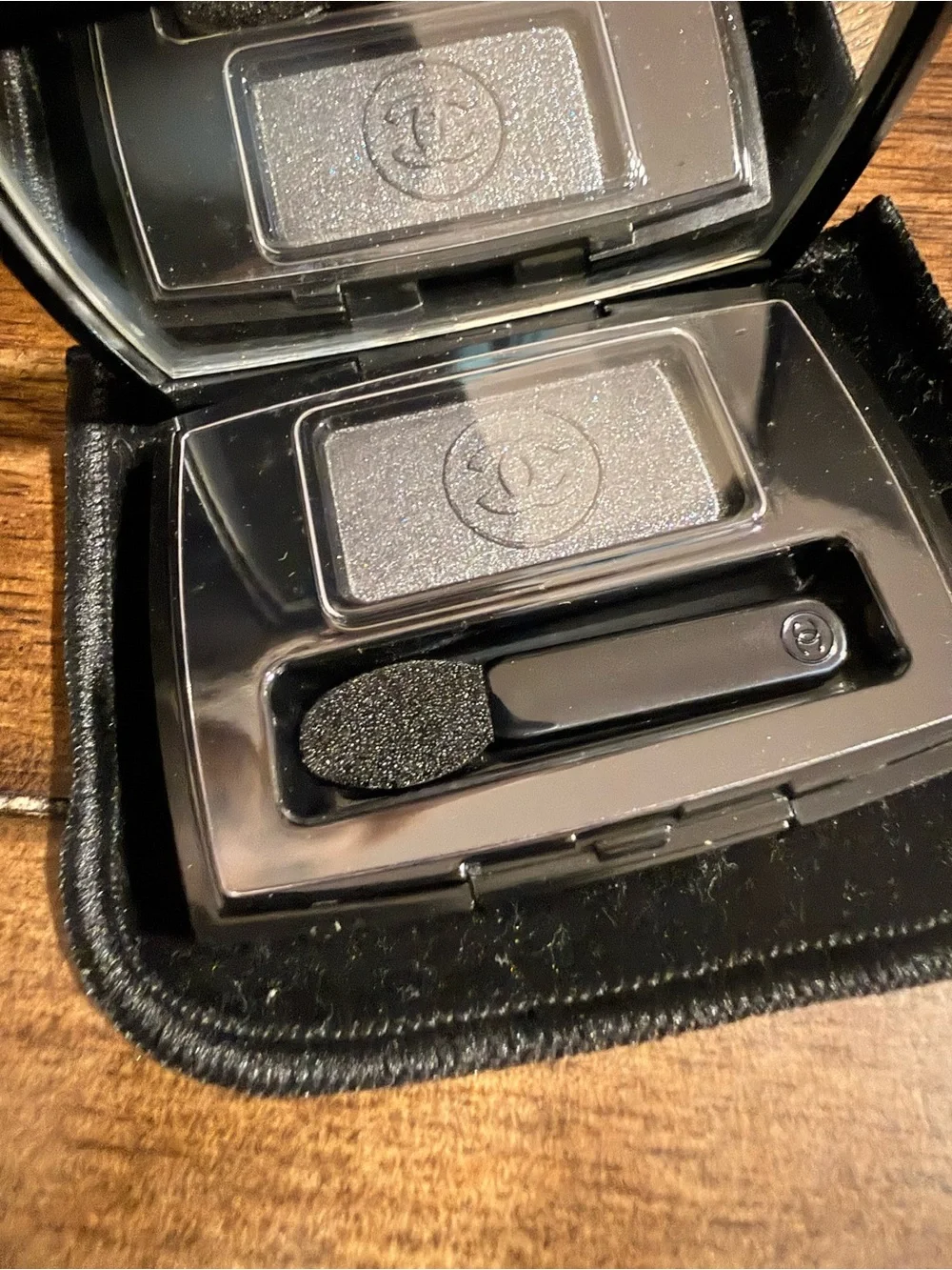 CHANEL black eyeshadow